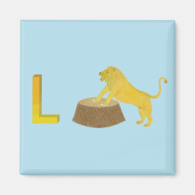 Aimant Réfrigérateur Lion (Devant)