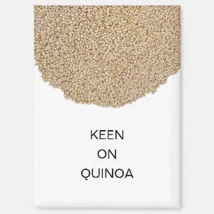 Aimant Réfrigérateur mignon fan de quinoa