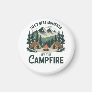 Aimant Réfrigérateur Moments de feu de camp