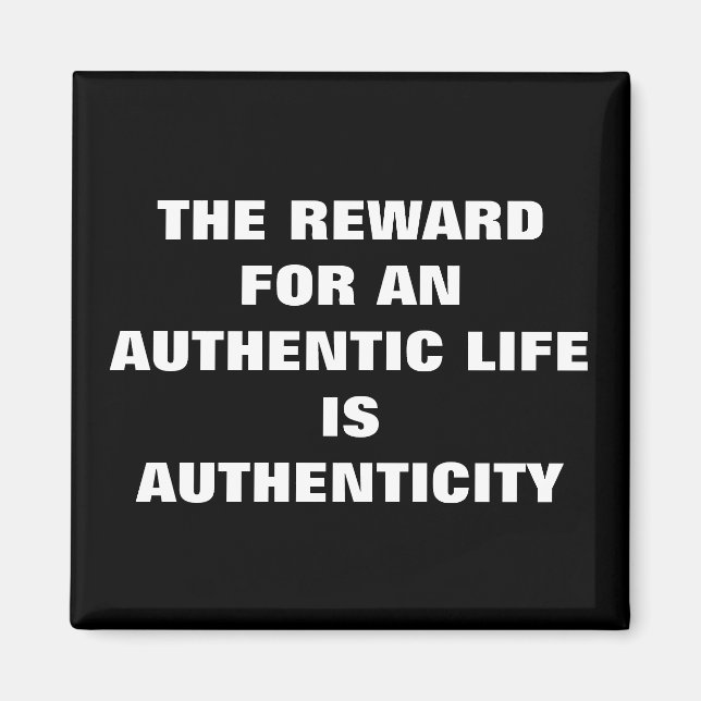 Aimant Réfrigérateur - Noir/Blanc (Devant)