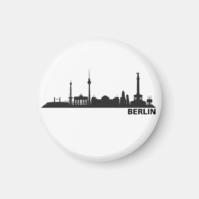 Aimant réfrigérateur Skyline (Devant)