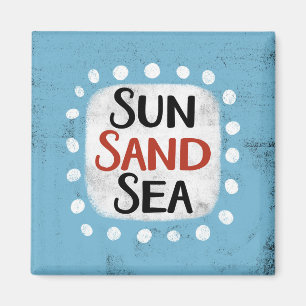 Aimant Réfrigérateur Sun Sand Sea