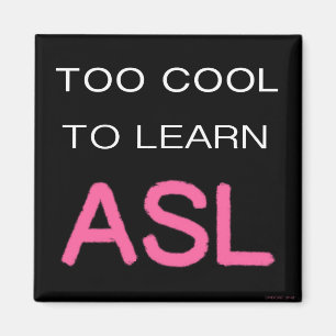 Aimant Refroidissez aussi pour apprendre l'aimant d'ASL