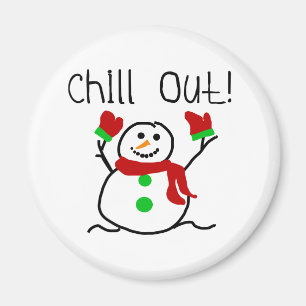 Aimant Refroidissez le bonhomme de neige