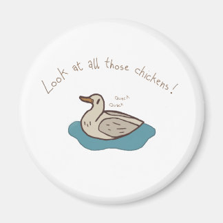 Aimant Regarde tous ces poulets !