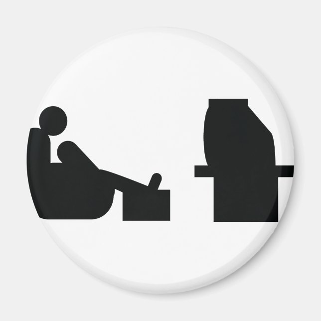 Aimant regarder la télévision (Devant)