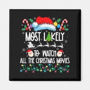 Aimant Regarder très probablement tous les films de Noël