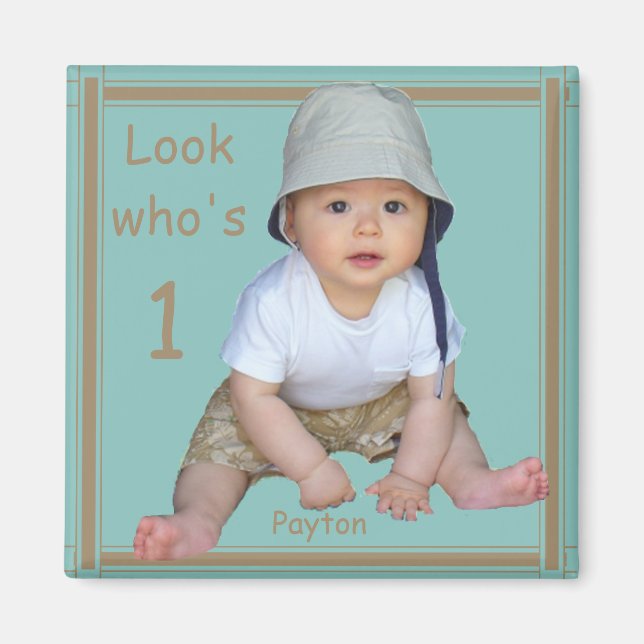 Aimant Regardez qui est une version améliorée (Devant)