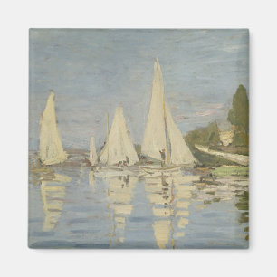 Aimant Régates à Argenteuil, peinture à l'huile, Claude M