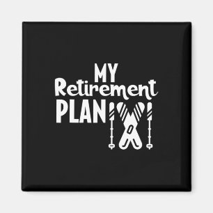 Aimant Régime de retraite de ski