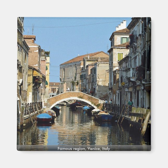 Aimant Région célèbre, Venise, Italie (Devant)