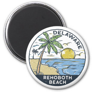 Aimant Rehoboth Beach Delaware Vintage