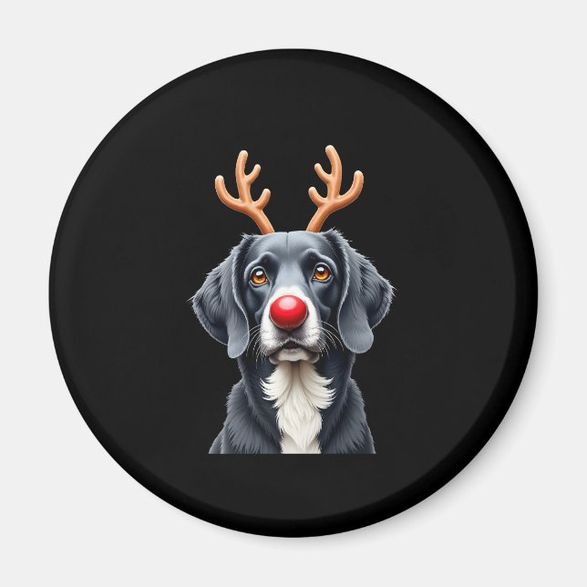 Aimant Reindeer Great Dane Christmas Great Dane Dog Mom D (Devant)