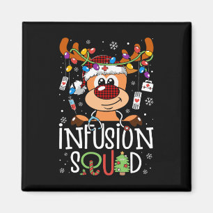 Aimant Reindeer noël infusion infirmière escouade stethos