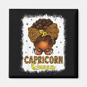 Aimant reine Capricorne chignon désordonné noeud léopard 