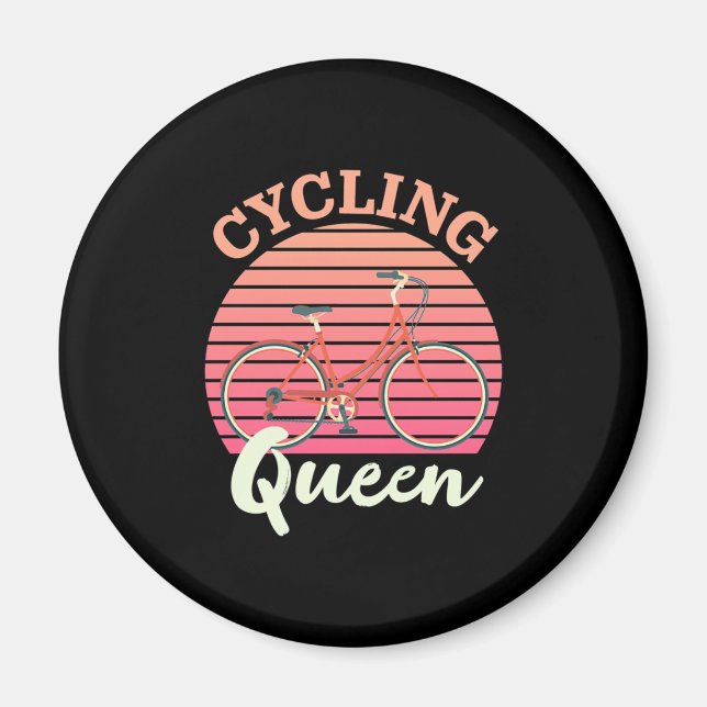 Aimant Reine cycliste (Devant)