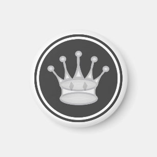 Aimant Reine de blanc de pièce d'échecs