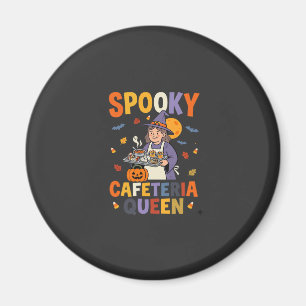 Aimant Reine de la cantine d'Halloween
