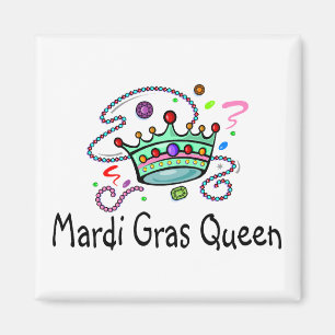 Aimant Reine de mardi gras