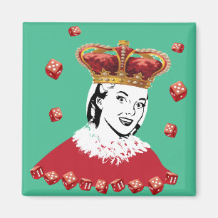 Aimant Reine des matrices - ajoutez votre propre photo