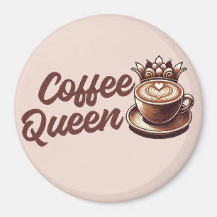 Aimant Reine du café