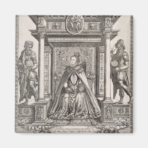 Aimant Reine Elizabeth I (1533-1603) en tant que Patron d