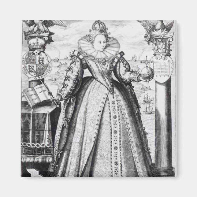 Aimant Reine Elizabeth I 1596 (Devant)