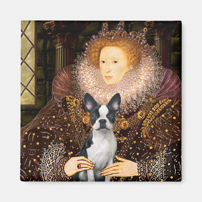 Aimant Reine Elizabeth I - Boston T #1 (Devant)