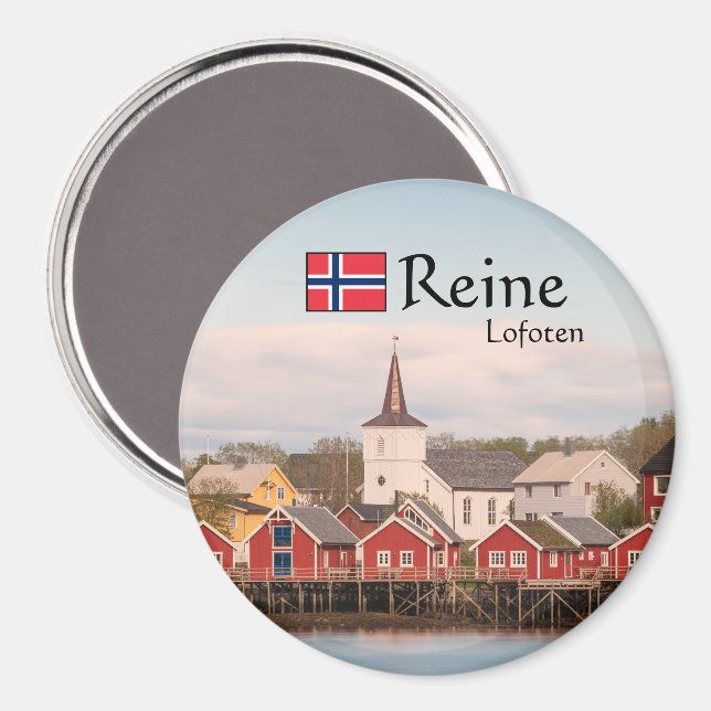 Aimant Reine Lofoten (Recto/Verso)