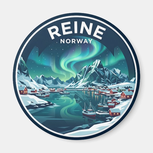 Aimant REINE Norvège (Devant)