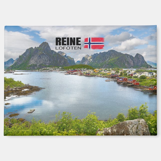 Aimant Reine sur les Lofoten (Recto)