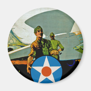 Aimant Rejoignez Le Service Aérien ~ Donnez Er Le Canon