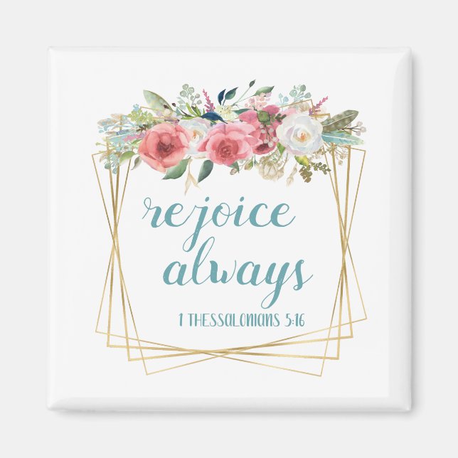 Aimant Réjouissez toujours (Devant)