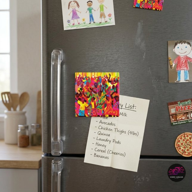 Aimant Réjouissez-Vous Et Sentez L'Esprit Saint (Even the grocery list got better vibes)