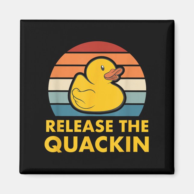 Aimant Relâchez Le Devis Quackin Cabber Duck Duckkling Ac (Devant)