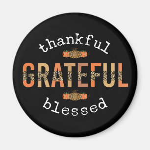 Aimant Remerciements à l'Empreinte de léopard amusant Ble