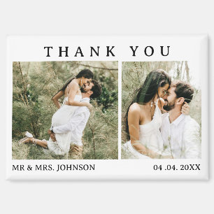 Aimant Remerciements de mariage uniques