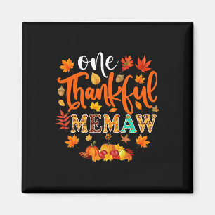 Aimant Remerciements Memaw Fun Automne Thanksgiving Autom