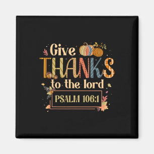 Aimant Remerciez Le Seigneur Thanksgiving Bible Verse S
