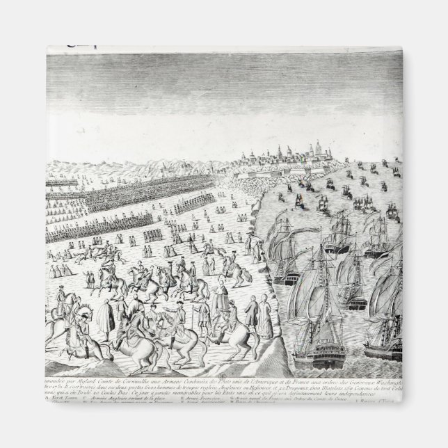 Aimant Remise à Yorktown, 1781 (Devant)