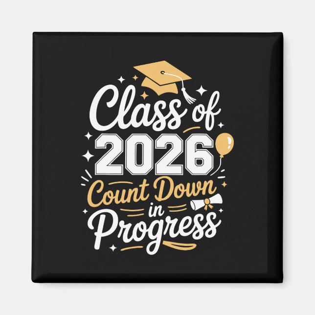 Aimant Remise des diplômes de la promotion 2026 : compte  (Devant)