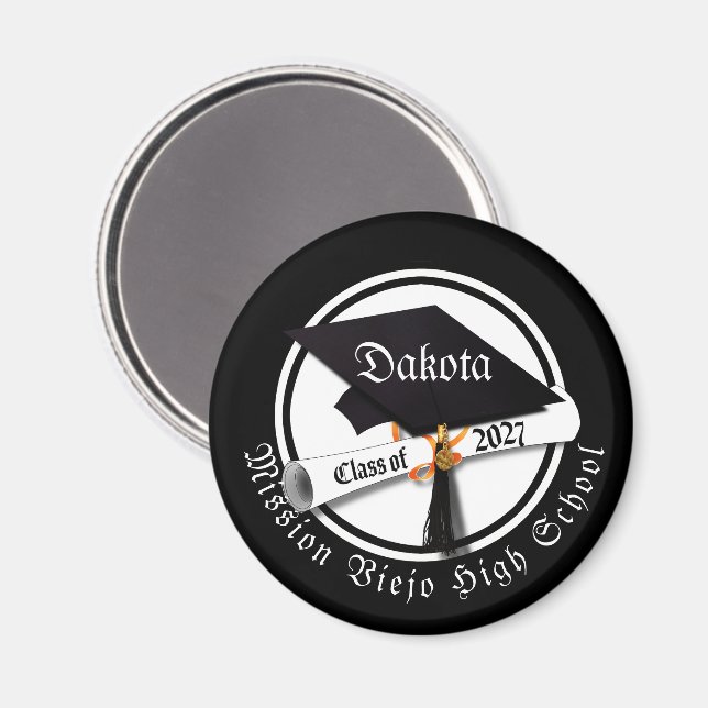 Aimant Remise des diplômes de la promotion 2027 de Cap Di (Recto/Verso)