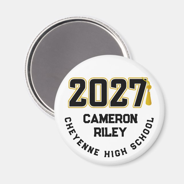 Aimant Remise des diplômes de la promotion 2027 de Letter (Recto/Verso)