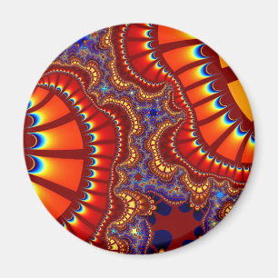 Aimant Remix rouge et orange