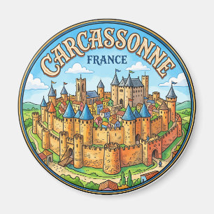 Aimant Remparts de Carcassonne France