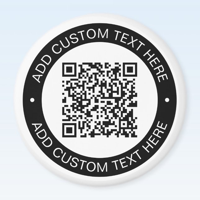 Aimant Remplacez par votre propre code QR téléchargé ou v (Créateur téléchargé)