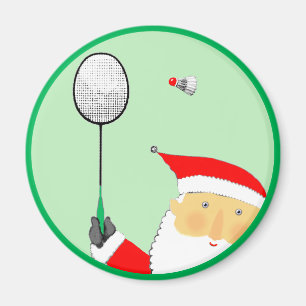 Aimant Remplisseur de chaussette de Noël de badminton