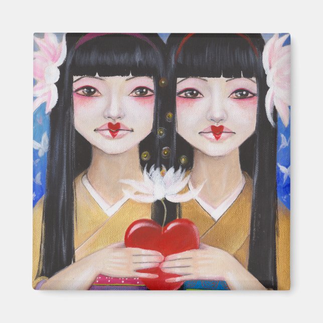 Aimant Ren Cho et Shinobu (Devant)