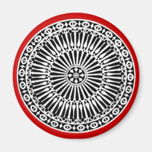 Aimant RENAISSANCE, rouge