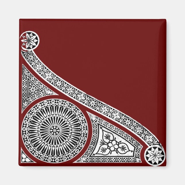 Aimant RENAISSANCE rouge (Devant)